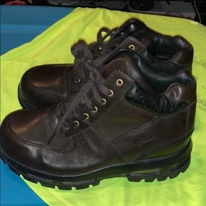 Brown ACG’s Nike boots size 6